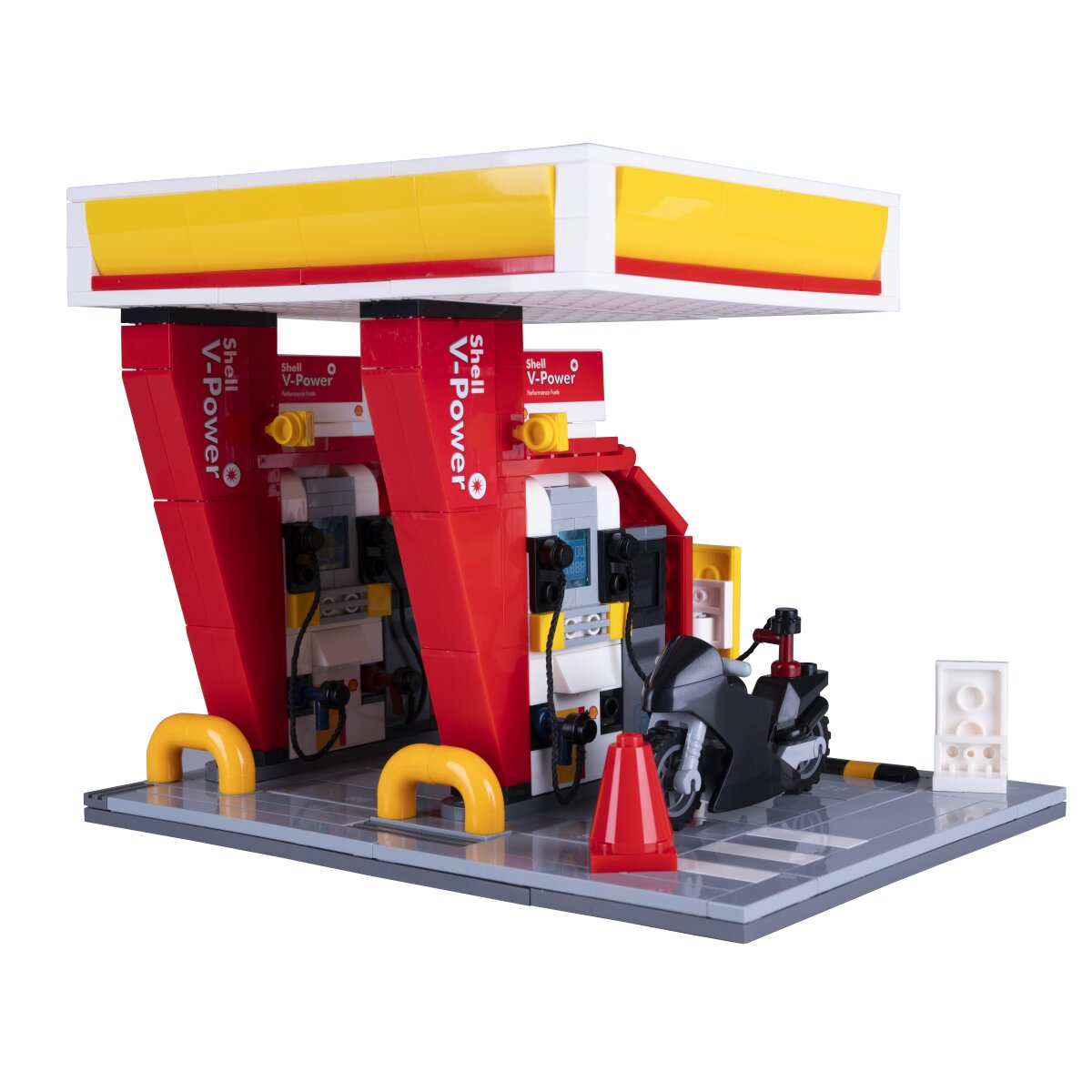 CaDA Shell Tankstelle Bricks