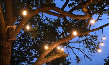 Biergarten-Lichterkette "CT-BGL 15" / 1,5 + 12,5m, 15x Filamentlampe 0,8W