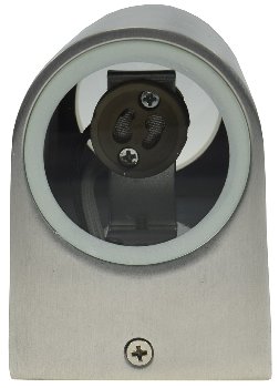 Außen-Wandleuchte "CTW-2", für 2x GU10, IP44, Edelstahl poliert