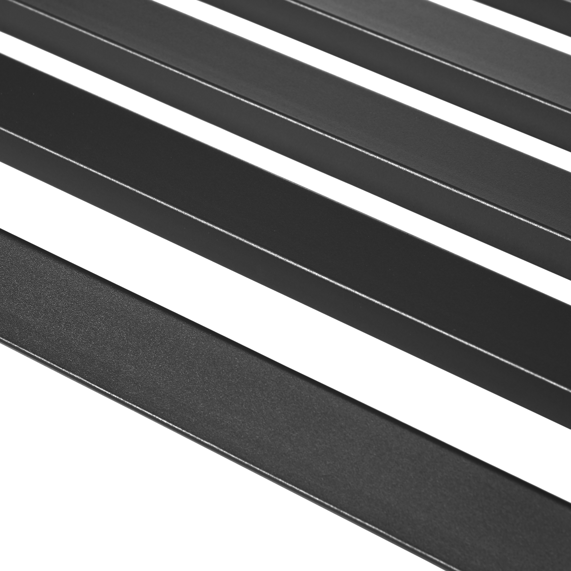 2-Sitzer Gartenbank Sitzbank 240kg belastbar Bank Gartenmöbel für den Innen- und Außenbereich geeignet 127 x 58 x 82 cm Schwarz