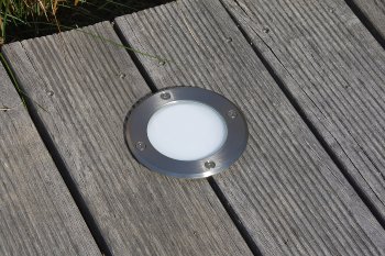 Bodenleuchte "BEL GX53 R " rund, ØxT 12x7cm, IP65, GX53 Fassung