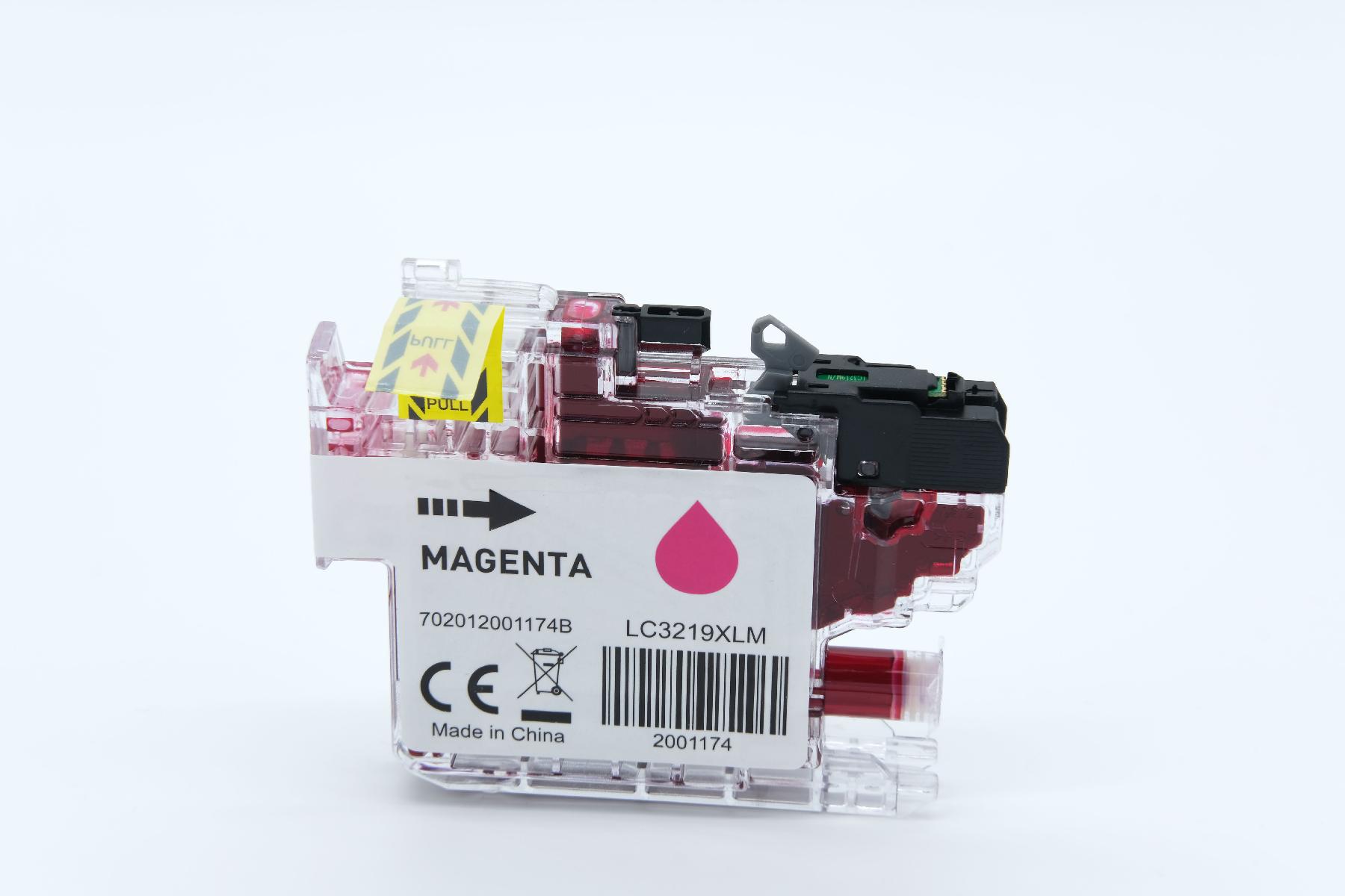 LC3219M alternativ Tinte magenta für Brother / LC3219M / 1.500 Seiten