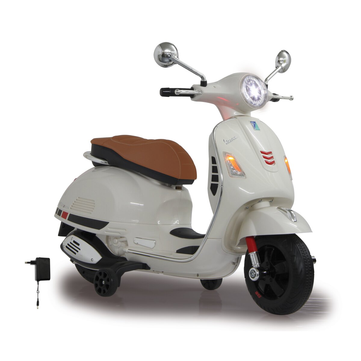 Kinderfahrzeug Vespa GTS 125 weiss