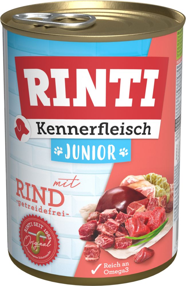 Rinti Kennerfleisch Junior Rind 400g Rinti Kennerfleisch Junior Rind 400g
