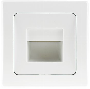 DELPHI LED-Einbauleuchte "COB" weiß / 80x80mm, 3000k, warmweiß, 55 Lumen