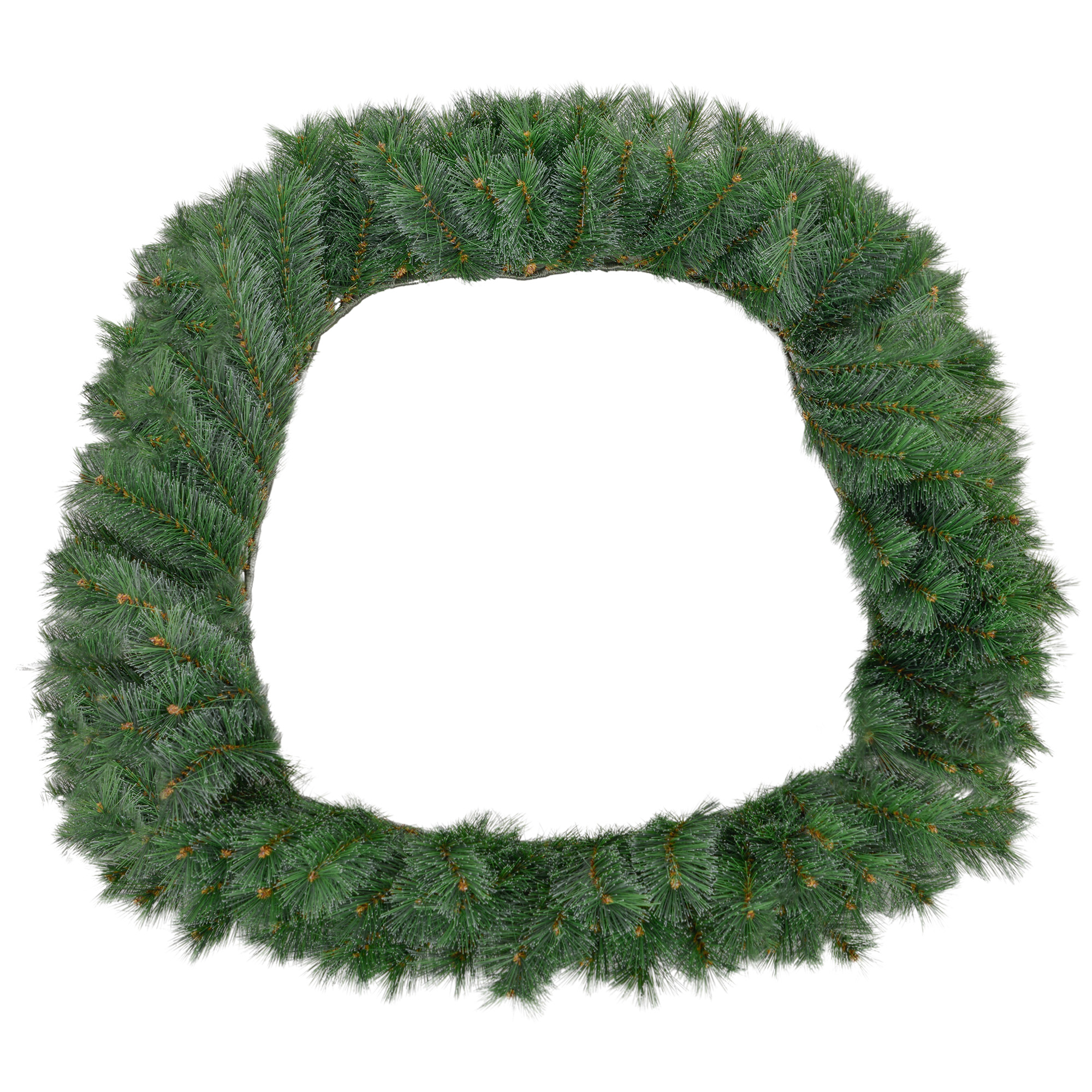 1,8 m künstliche Weihnachtsgirlande Blumendekoration mit 160 Spitzen Grün 1,8 m künstliche Weihnachtsgirlande Blumendekoration mit 160 Spitzen Grün