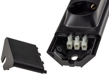 LED Unterbauleuchte "Arusha" schwarz, USB A+C PD, 60cm, Licht neutralweiß