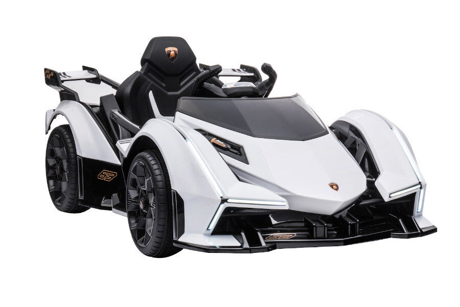 Kinderfahrzeug Lamborghini V12 Vision Gran Turismo - weiß