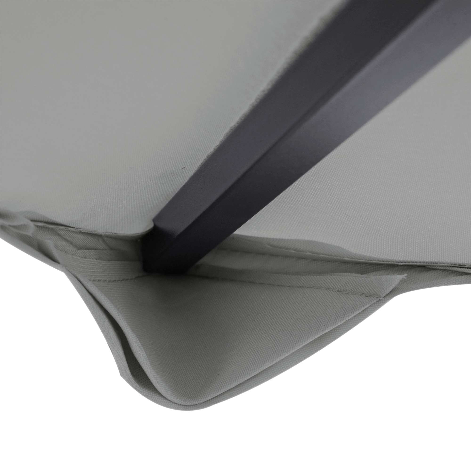 Ersatzdach für Pavillon 3 x 3 m wasserdicht Pavillondach mit Doppeldach Ablauflöcher Hellgrau