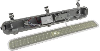 LED Deckenleuchte "HORTA", 60cm, IP65, HF-Bewegungsmelder, 18W, 1562lm, 4000K