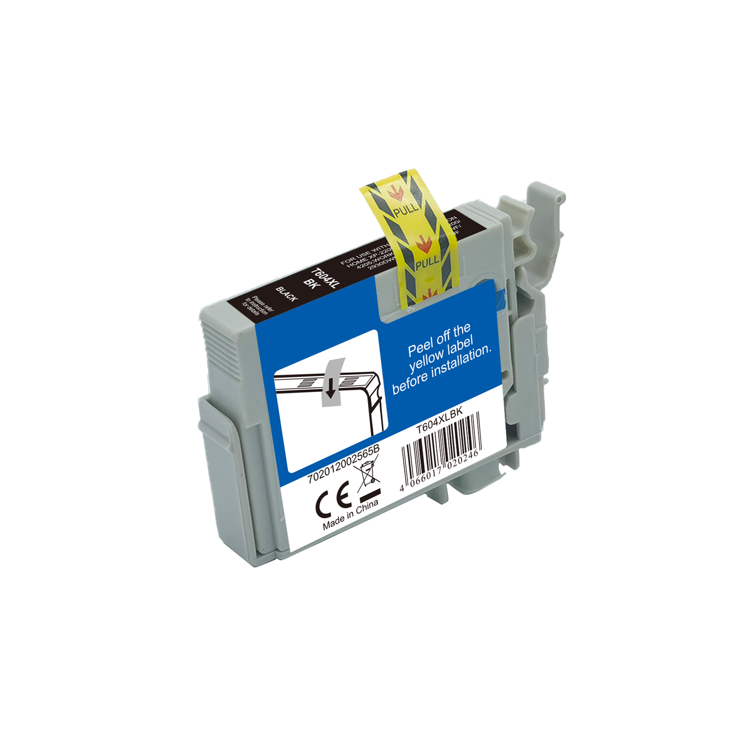 T604XLschwarz alternativ Tinte schwarz für Epson / C13T10H14010 / 13ml / 600 Seiten T604XLschwarz alternativ Tinte schwarz für Epson / C13T10H14010 / 13ml / 600 Seiten