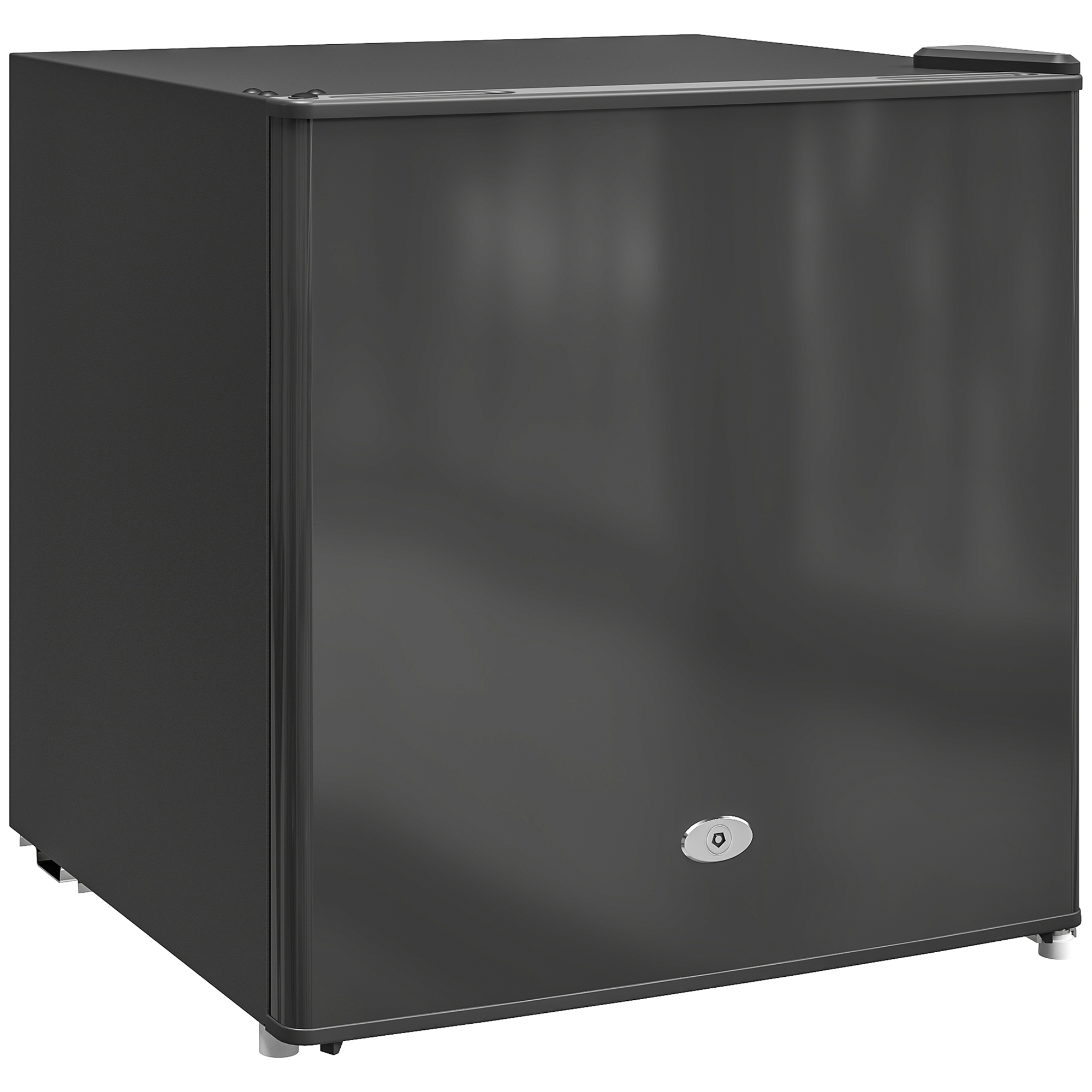 Mini-Gefrierschrank 35 L Gefrierbox elektrisch freistehend 45 W Mini Gefriertruhe 47 x 44,2 x 48,8 cm Schwarz