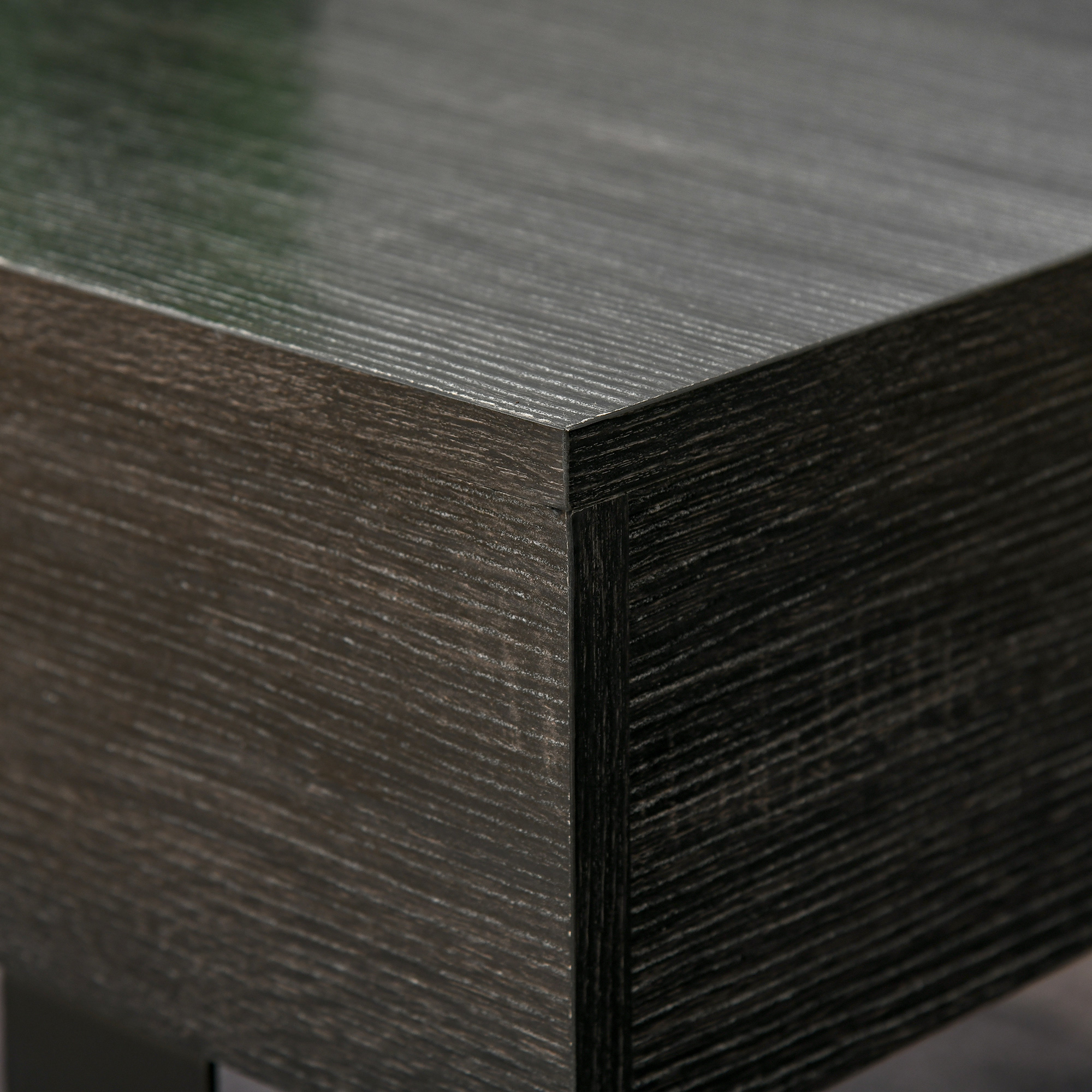 Couchtisch Wohnzimmertisch mit Schublade Modern Sofatisch mit Metallrahmen Beistelltisch Kaffeetisch für Wohnzimmer 110 x 60 x 40 cm, Dunkelgrau