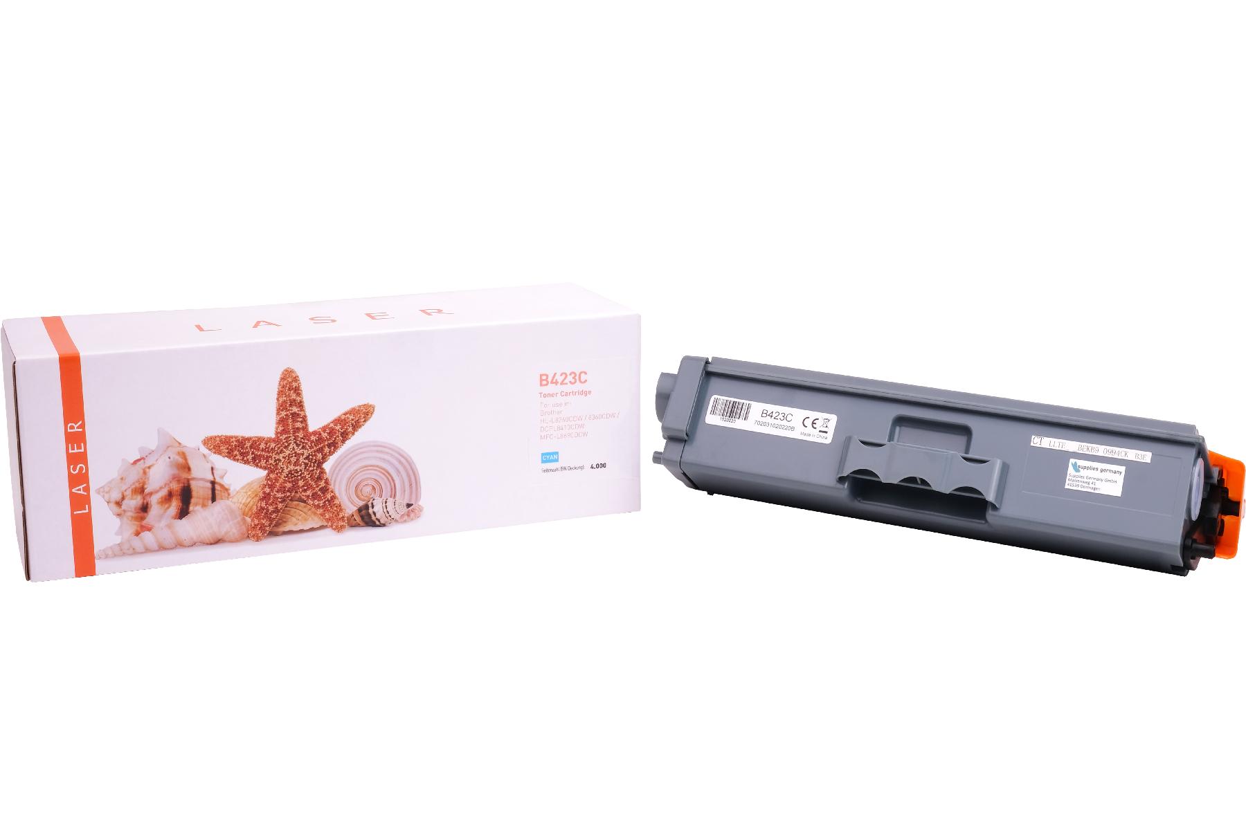 TN423C alternativ Toner Cyan für Brother /TN423C / 4.000 Seiten TN423C alternativ Toner Cyan für Brother /TN423C / 4.000 Seiten