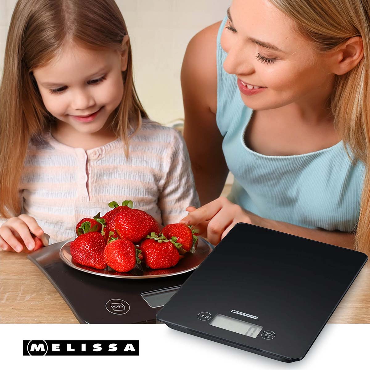 Elektronische Küchenwaage 5 kgs schwarz
