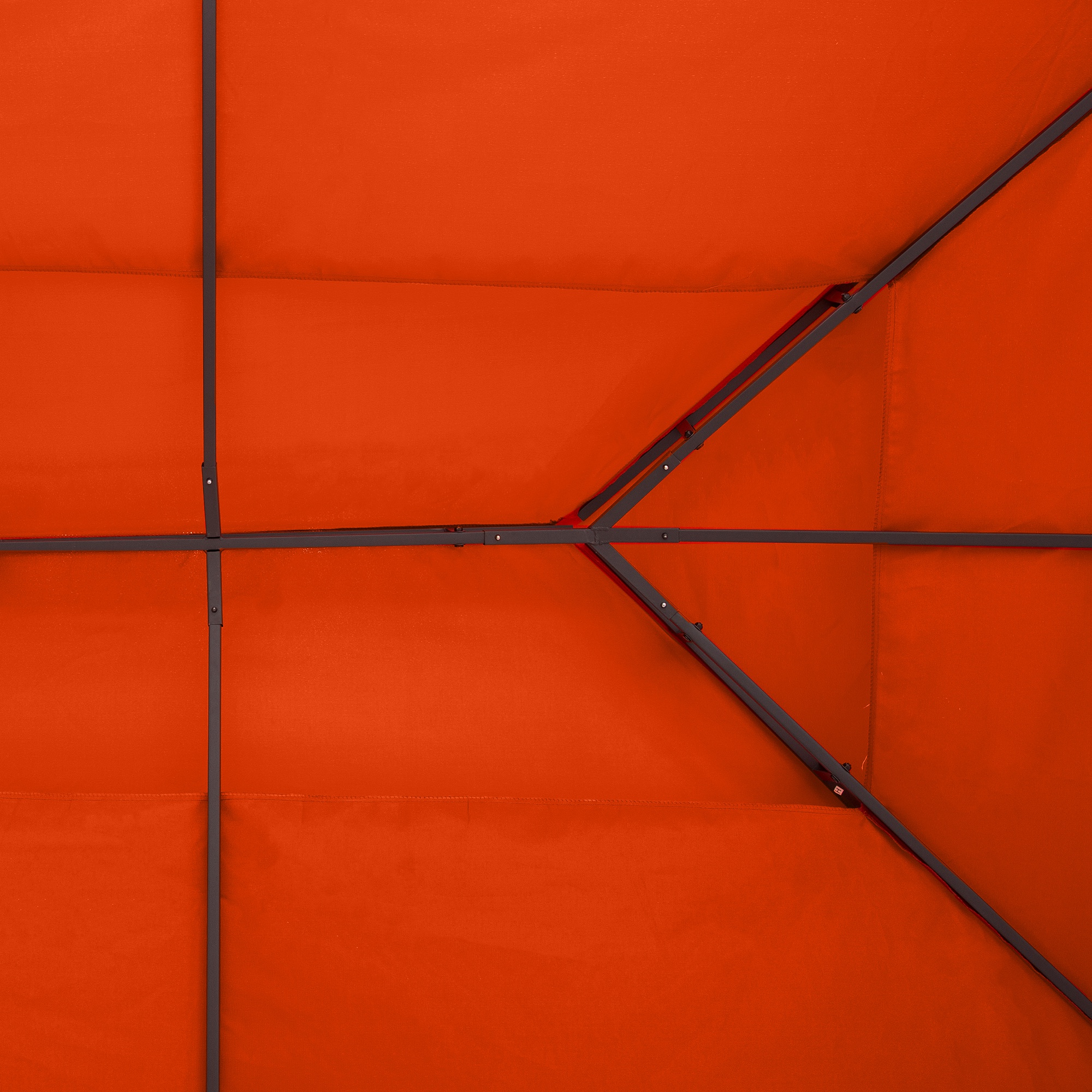 Ersatzdach für Gartenpavillons 3x4m Polyester Kaffee