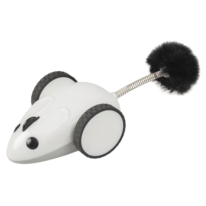 Duvoplus Cat Toy Race 'n chase Maus - weiß Duvoplus Cat Toy Race 'n chase Maus - weiß