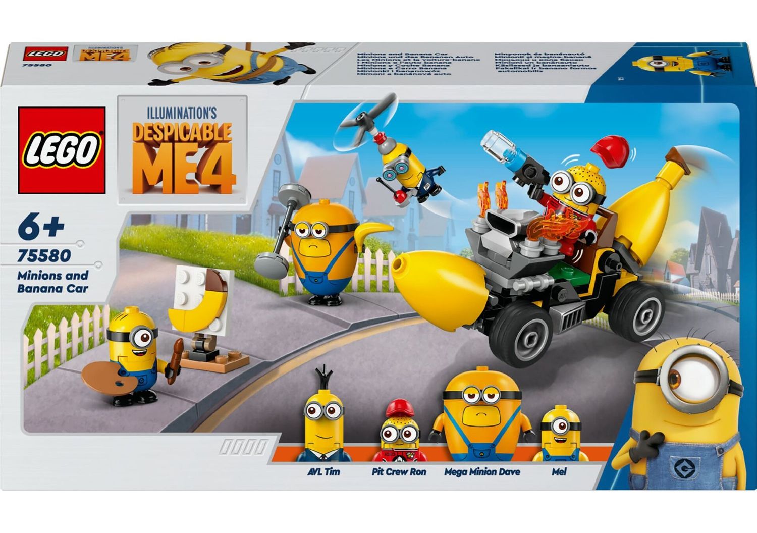 LEGO® 75580 - Minions Despicable 4 - Minions und das Bananen Auto (136 Teile)