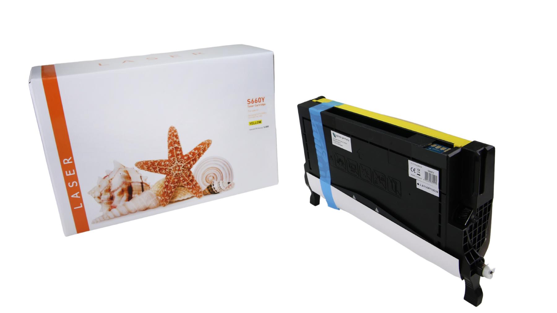 CLP660Y alternativ Toner yellow für Samsung  / CLPY 660 B/ELSK / 5.000 Seiten