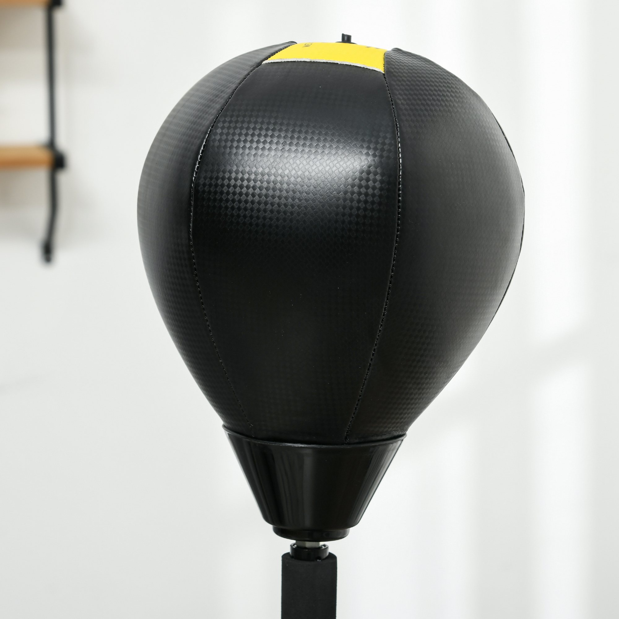 Punchingball, Boxständer, höhenverstellbar 145-180 cm, befüllbare Basis, Schwarz
