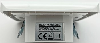 Unterputz PIR-Bewegungsmelder 160° Pro / LED geeignet, 2-Draht Technik, weiß