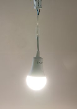 Baustellen-Leuchte A60 mit 15cm Kabel, 12W, 1130lm, 4000K neutralweiß