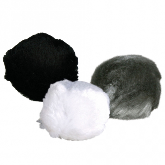 Trixie Plüschball mit Schelle - 3 cm Trixie Plüschball mit Schelle - 3 cm