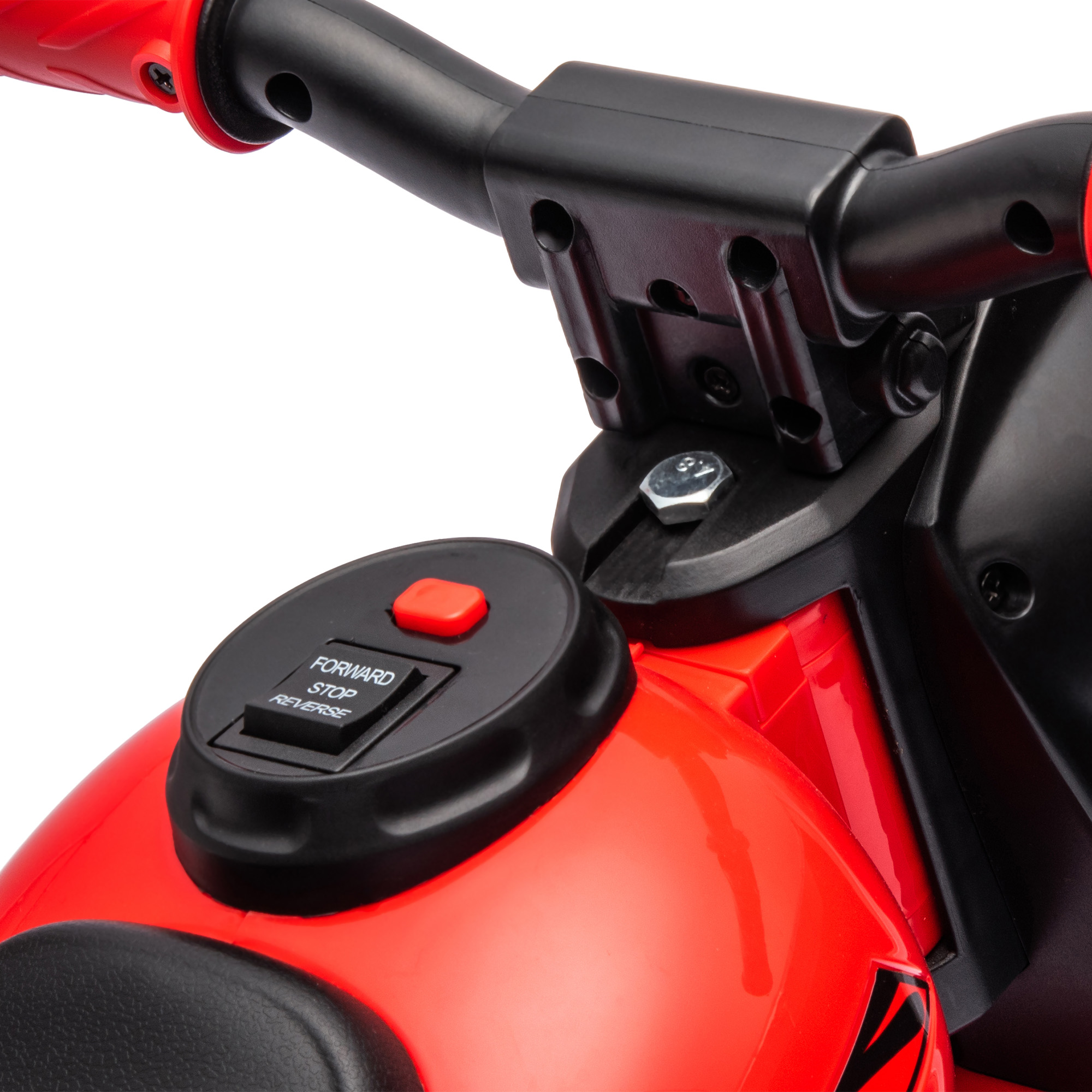 Kinder Elektro-Motorrad, 6V Kindermotorrad mit Musik, Blasen 2,5-3 km/h, für 2-5 Jahre Kinder