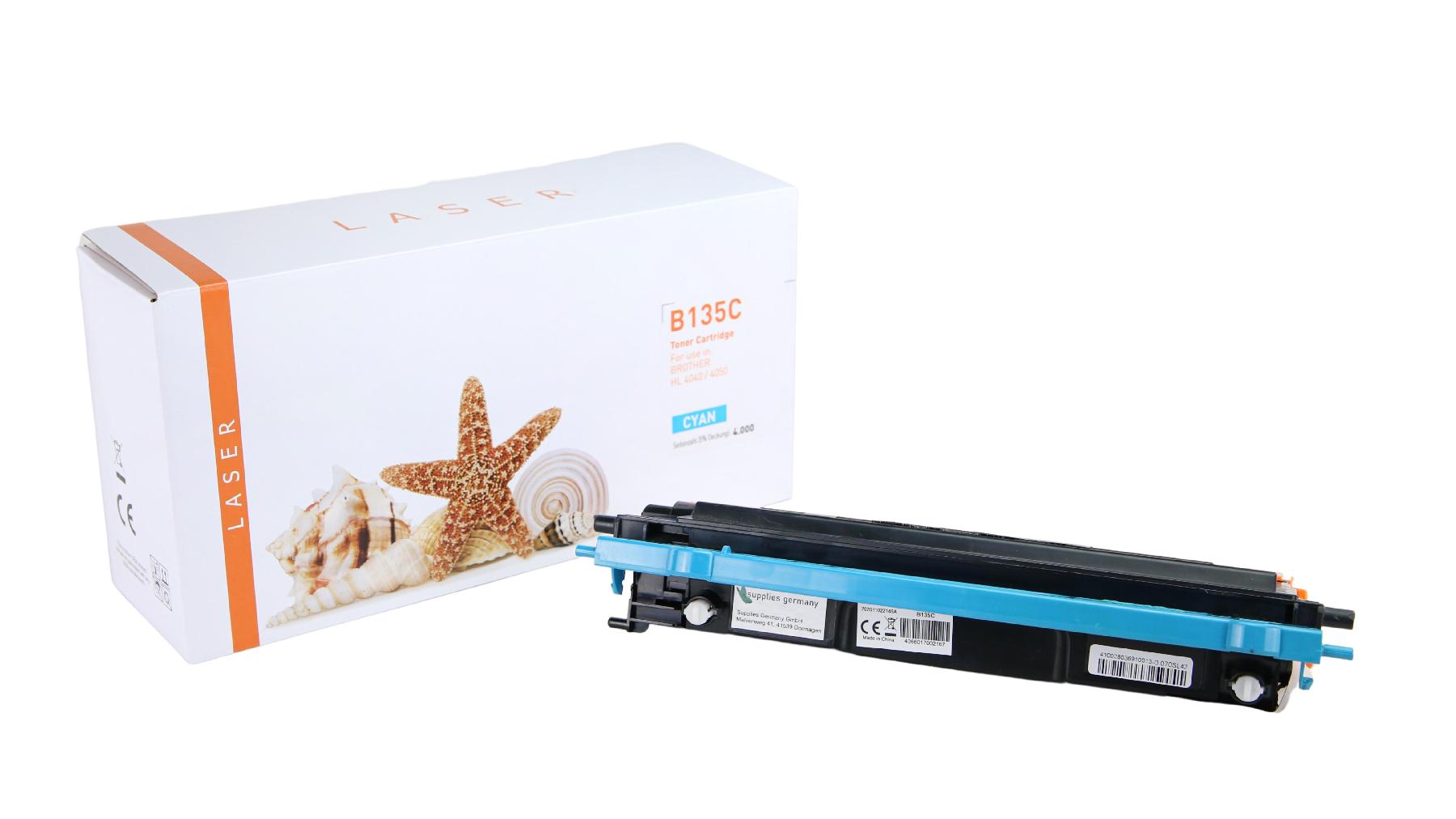 TN135C alternativ Toner cyan für Brother / TN135C / 4.000 Seiten TN135C alternativ Toner cyan für Brother / TN135C / 4.000 Seiten