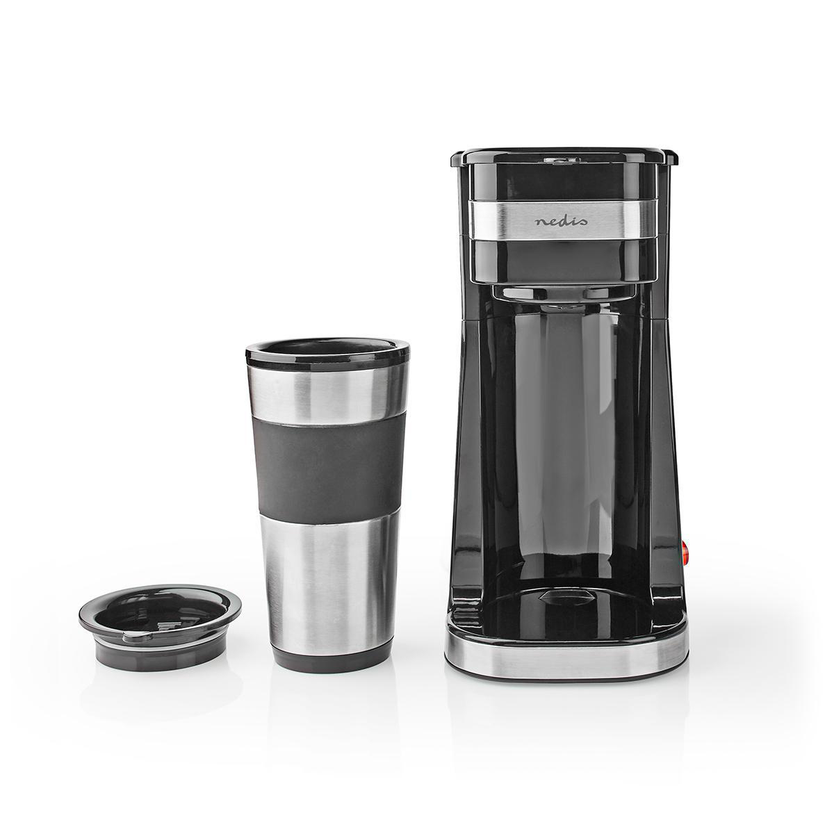 Kaffeemaschine | Filter Kaffee | 0.4 l | 1 Tassen | schwarz / Silber
