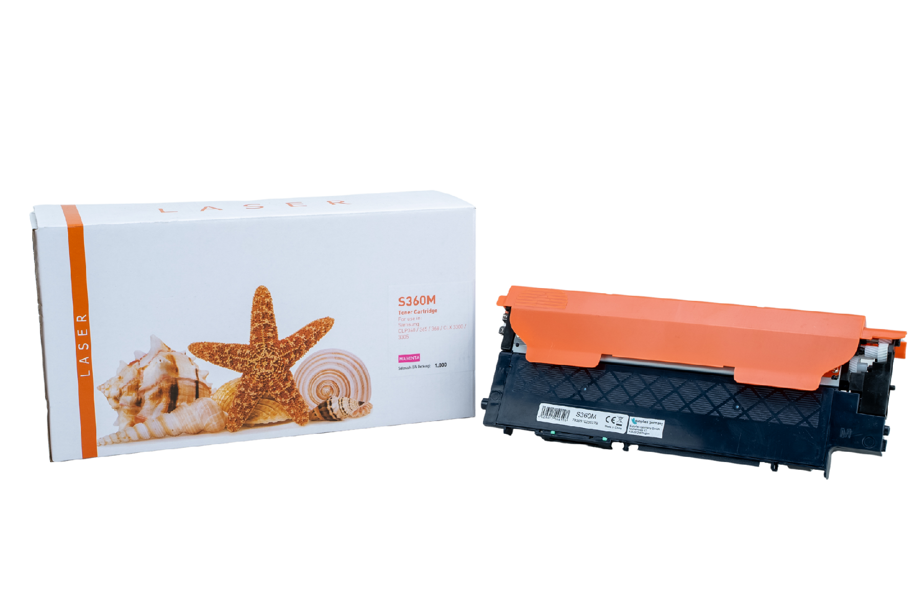 CLP360M alternativ Toner magenta für Samsung / CLTM406S/ELS / 1.000 Seiten