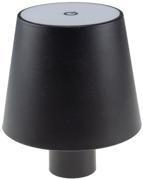 LED Akku Flaschenleuchte, warmweiß, USB-C, ØxH 10x12cm