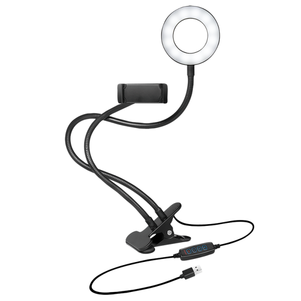 Smartphone-Ringlicht-Klemmhalterung, Ø 8,5 cm