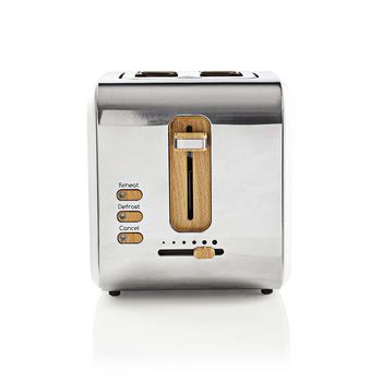 Toaster | 2 Steckplätze | Bräunungsstufen: 6 | Auftaufunktion | weiß