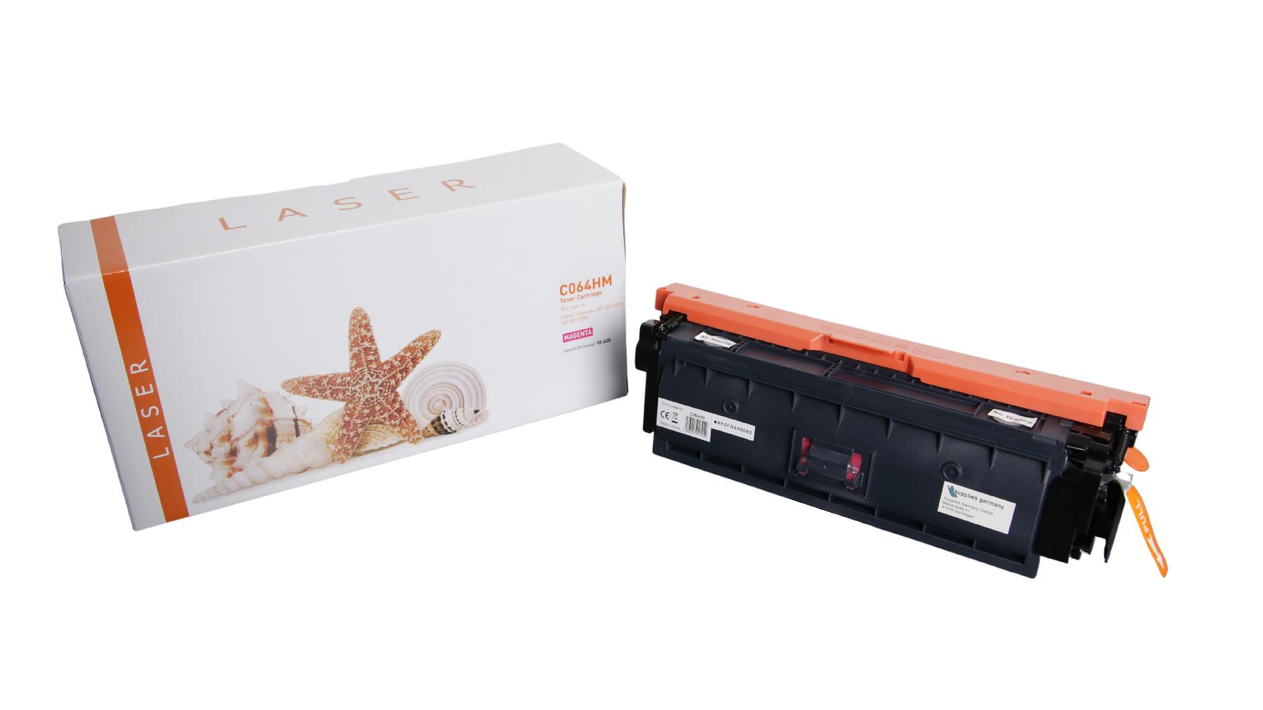 064HM ohne Chip alternativ Toner magenta für Canon / 4934C001 / 10.400 Seiten 064HM ohne Chip alternativ Toner magenta für Canon / 4934C001 / 10.400 Seiten