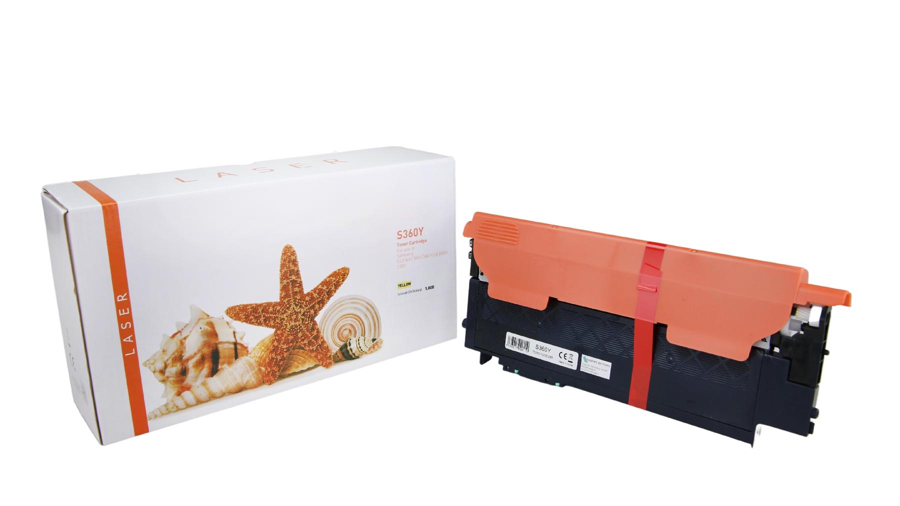 CLP360Y alternativ Toner yellow für Samsung / CLTY406S/ELS / 1.000 Seiten CLP360Y alternativ Toner yellow für Samsung / CLTY406S/ELS / 1.000 Seiten
