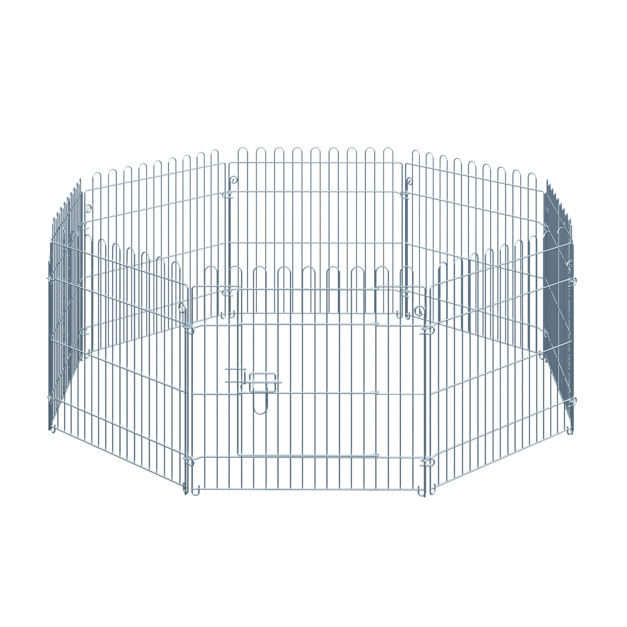 Freilaufgehege Welpenauslauf Welpenzaun Laufstall Welpengitter für Tiere 8-teilig B63 x H60 cm Freilaufgehege Welpenauslauf Welpenzaun Laufstall Welpengitter für Tiere 8-teilig B63 x H60 cm