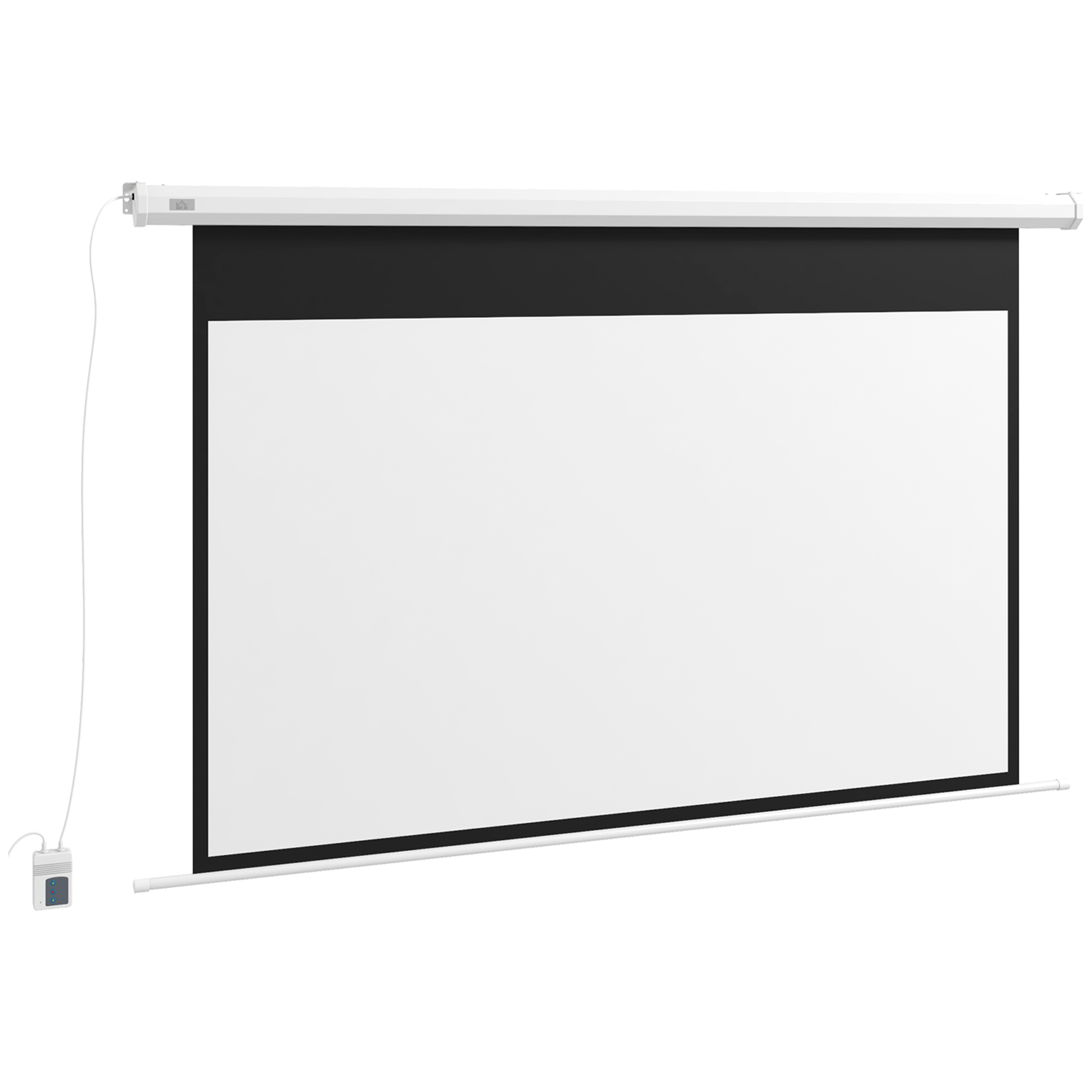 Beamer-Leinwand, Projektionsleinwand, 16:9, 84 Zoll, Fernbedienung, Motor Beamer-Leinwand, Projektionsleinwand, 16:9, 84 Zoll, Fernbedienung, Motor