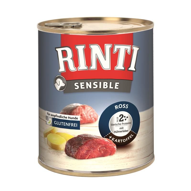 Rinti Sensible Ross, Hühnerleber & Kartoffel 800g Rinti Sensible Ross, Hühnerleber & Kartoffel 800g