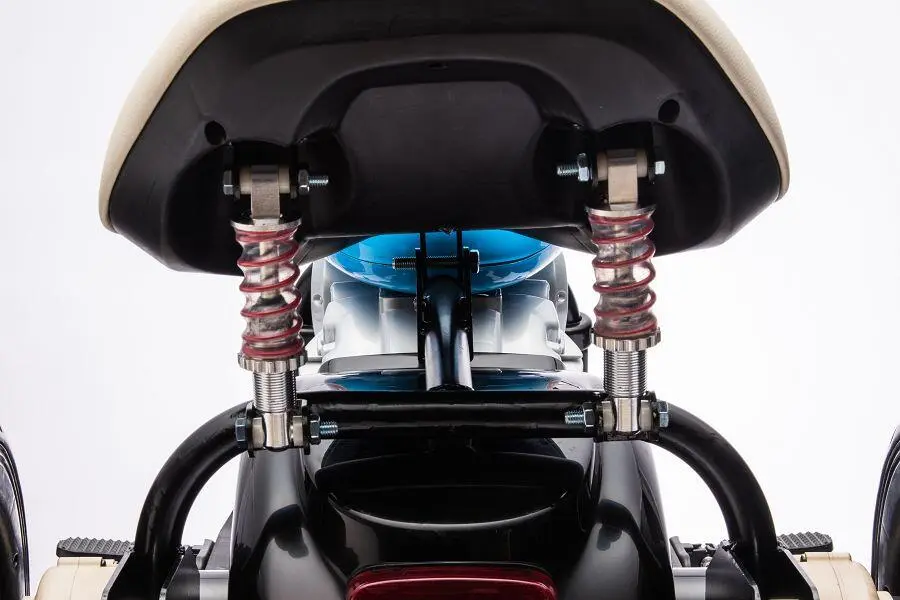 Kindermotorrad 1600 - 2x800W Brushless Motoren - schwarz