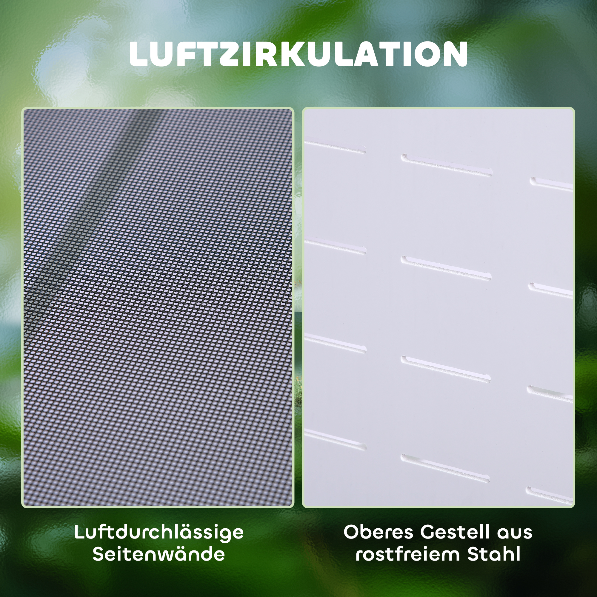 Terrarium aus Aluminium für Reptilien Amphibien Spinnentiere Reptilienzuchtbox Mesh-Terrarium Weiß+Silber+Schwarz 120 x 40 x 40 cm