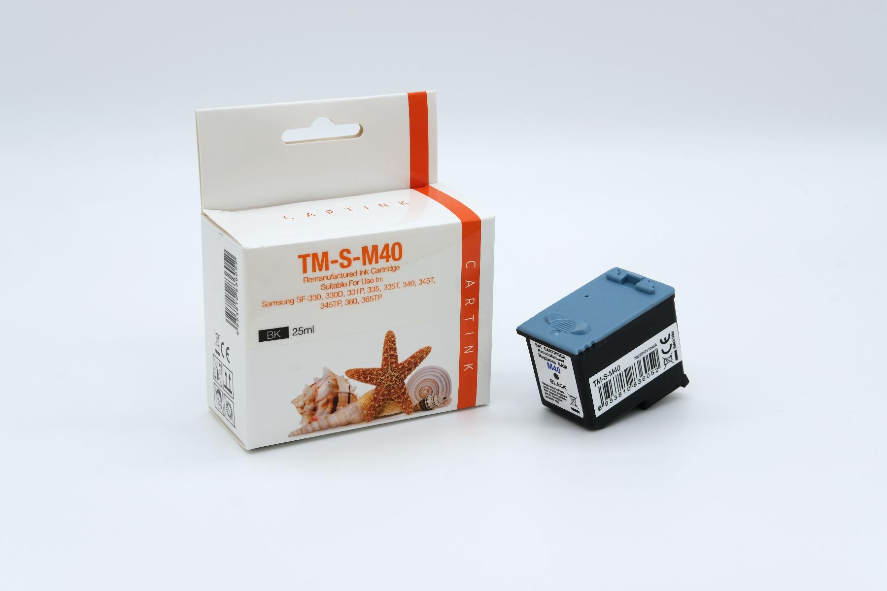 M40 Refill Tinte black für Samsung  / M40 / 25ml