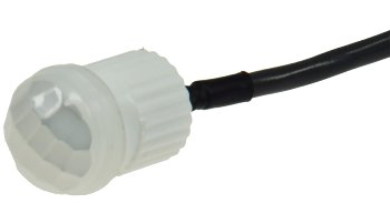 Einbau-Bewegungsmelder "CT-PIR Mini 12V" / 12V DC, 1-60W, LED geeignet, weiß