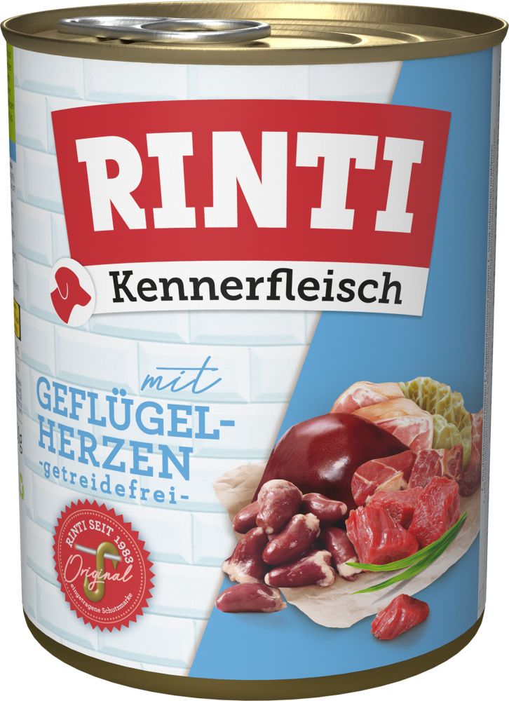 Rinti Kennerfleisch Geflügelherzen - 800 g Rinti Kennerfleisch Geflügelherzen - 800 g