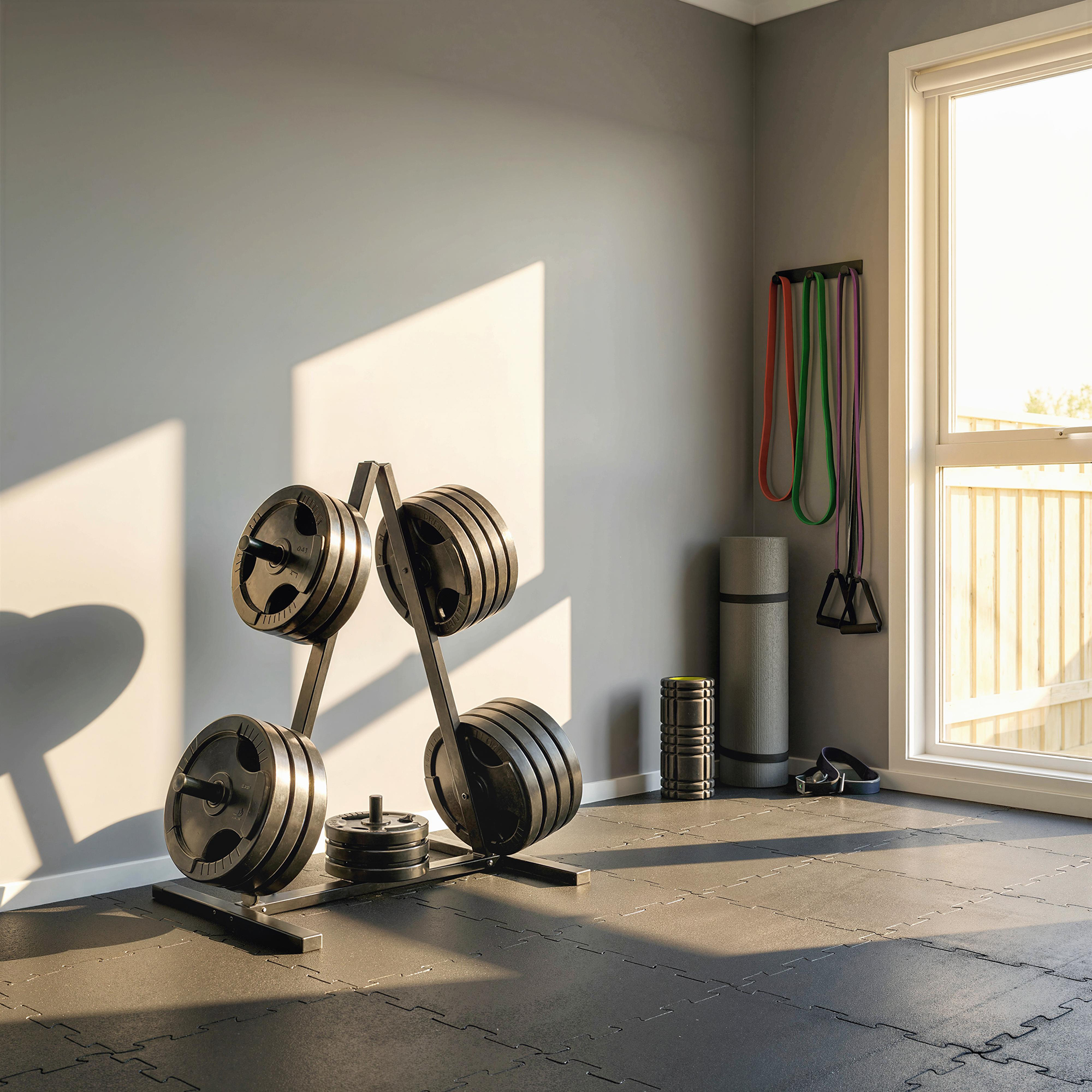 Gewichtsständer für 2,5 cm Gewichtsscheiben, 200 kg Kapazität, Gewichtsständer