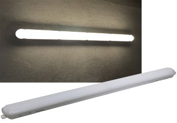 Wand-& Deckenleuchte "HP-63" IP65, 150cm / 56W, 4000k, neutralweiß, 6600 Lumen