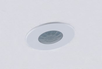 Decken-Einbau-Bewegungsmelder 360° IP65 / PIR, LED geeignet, 8m Detektion, 76x36mm