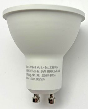 LED Strahler GU10 "P90", 4146k, 896lm, 230V/9W, 38°, neutralweiß