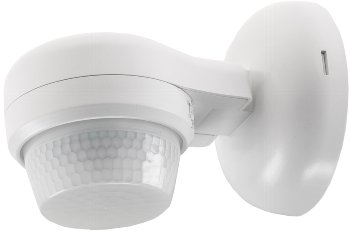 Aufputz-Bewegungsmelder 360° IP65, 12m Detektion, Wand & Decke, weiß
