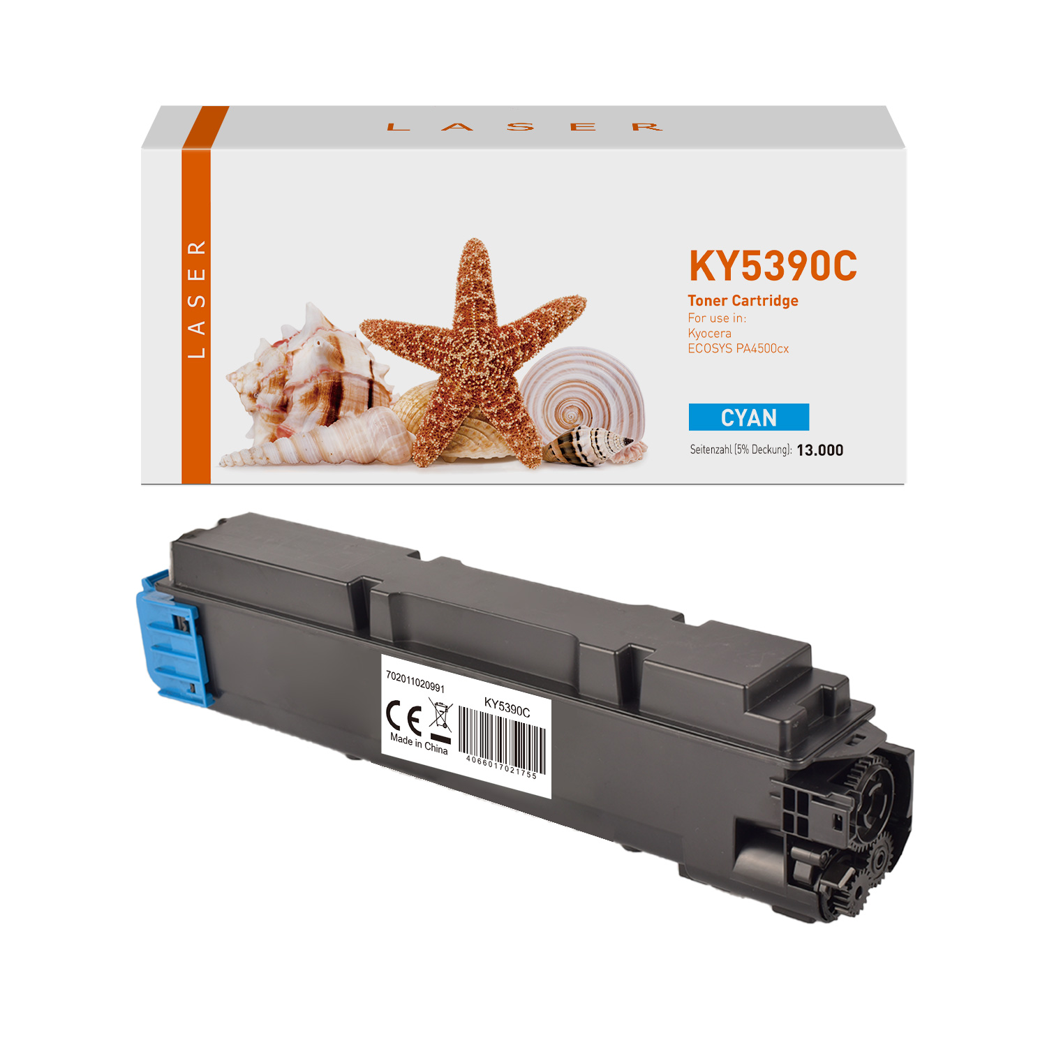 TK5390C alternativ Toner Cyan für Kyocera / TK5390C / 13.000 Seiten TK5390C alternativ Toner Cyan für Kyocera / TK5390C / 13.000 Seiten